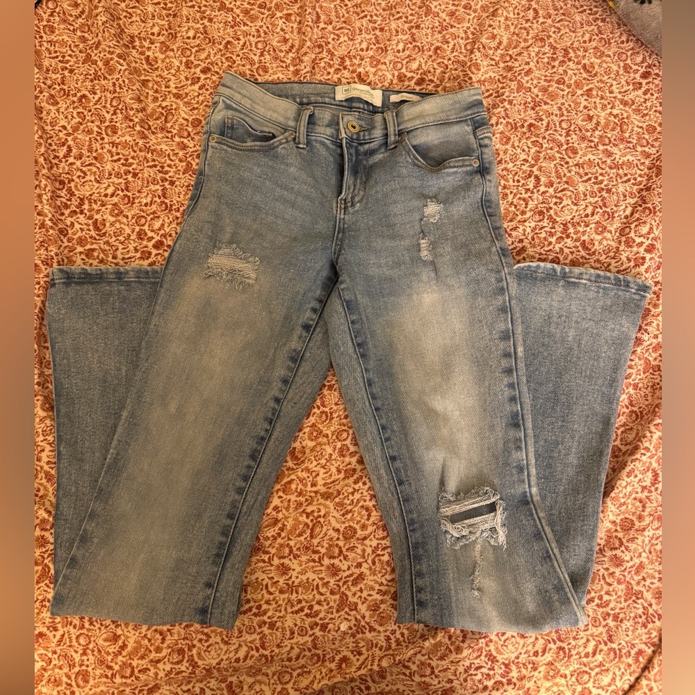 Bootcut Blue Jeans Ripped / Distressed 2000s - Picture 5 of 6